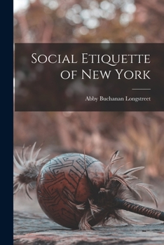 Paperback Social Etiquette of New York Book
