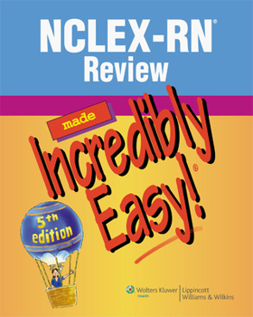 Paperback Nclex-Rn(r) Review Made Incredibly Easy! Book