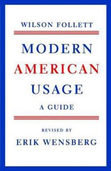 Paperback Modern American Usage Book