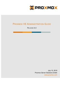 Paperback Proxmox VE Administration Guide Release 6 Book