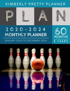 Paperback 5 year monthly planner 2020-2024: 2020-2024 Five Year Planner - 60 Months Calendar, 5 Year Appointment Calendar, Business Planners, Agenda Schedule Or Book