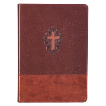 Imitation Leather Journal Classic Zippered Luxleather Cross - John 3:16 Book