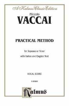 Paperback Practical Italian Vocal Method (Marzials): Soprano, Tenor (Kalmus Edition) Book