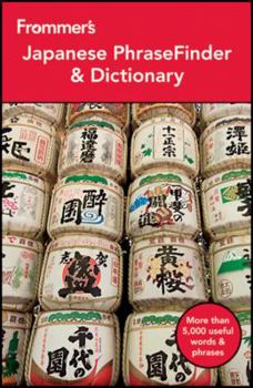 Paperback Frommer's Japanese PhraseFinder and Dictionary (Frommer's Phrase Books) Book