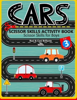 Paperback Cars: Scissor Skills Activity Book Scissor Skills for Boys For 3 years old Book