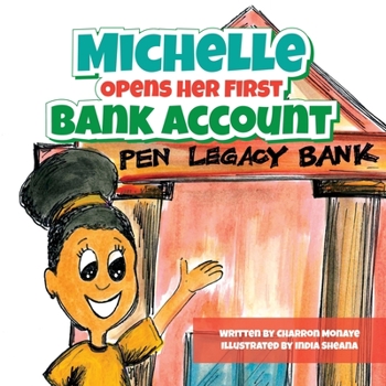 Paperback Michelle Opens Her First Bank Account Book