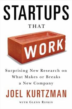Hardcover Startups That Work: The 10 Critical Factors That Will Make or Break a New Company Book