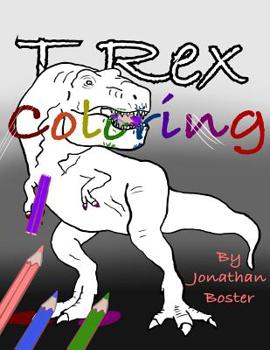 Paperback T Rex Coloring Book