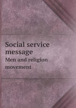 Paperback Social service message Men and religion movement Book