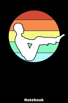 Notebook: Yoga Silhouette Design with120 ruled Pages 6'x9'. Journal for Yoga Teacher, Students, Fans and Lovers. Writing Book for your training, your ... for Meditation Fans and Lovers of Namaste.