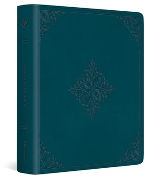 Imitation Leather ESV Journaling Bible (Trutone, Deep Teal, Fleur-De-Lis Design) Book