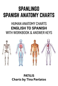 Paperback Spanlingo Spanish Anatomy Charts Book