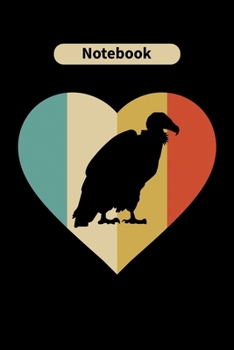 Notebook: Vulture Bird Animal Lover Gift Diary | Blank Date & Blank Lined Notebook Journal | 6x9 Inch 120 Pages White Paper