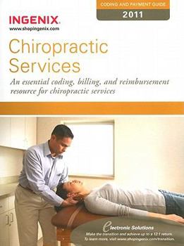 Paperback Coding and Payment Guide for Chiropractic Services 2011 Book