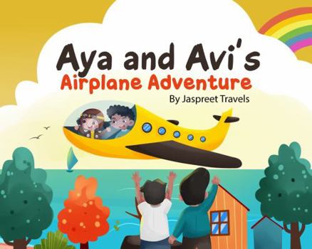 Paperback Aya and Avi's Airplane Adventure Book
