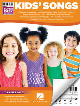 Paperback Kids' Songs - Super Easy Songbook Book