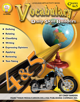 Paperback Vocabulary, Grades 4 - 5 Book