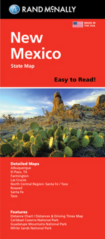 Map Rand McNally Easy to Read Folded Map: New Mexico State Map Book