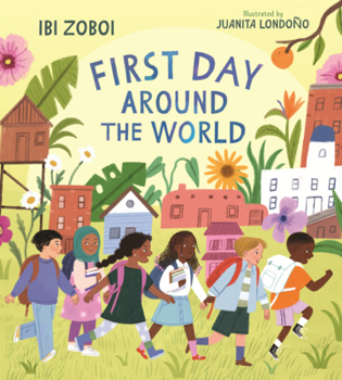 Library Binding First Day Around the World Book