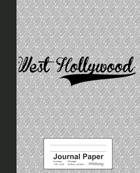 Paperback Journal Paper: WEST HOLLYWOOD Notebook Book