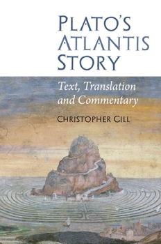 Paperback Plato's Atlantis Story: Text, Translation and Commentary Book