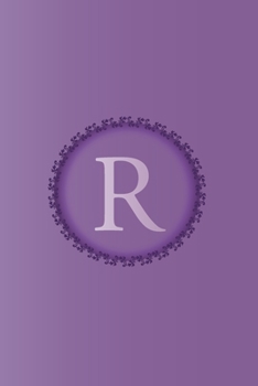 Paperback R: Initial Monogram Letter R College Ruled Notebook. Personalized Medium Lined Journal & Diary for Writing & Note Taking Book