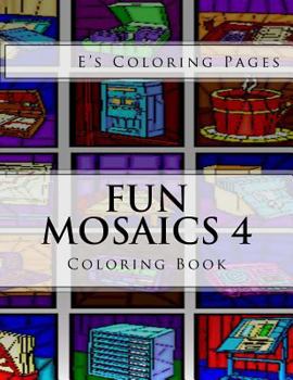 Paperback Fun Mosaics 4: Coloring Book