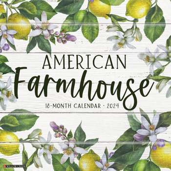Calendar American Farmhouse 2024 12 X 12 Wall Calendar Book