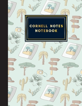 Paperback Cornell Notes Notebook: Cornell Note Taking Pad, Cornell Notes Paper, Note Taking Templates, Cute Safari Wild Animals Cover, 8.5" x 11", 200 p Book