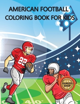 American Football coloring book