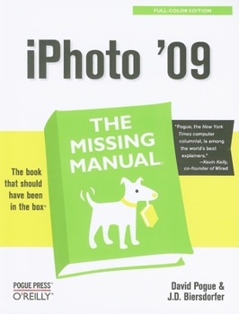 Paperback iPhoto '09: The Missing Manual Book