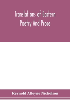 Translations of Eastern Poetry and Prose