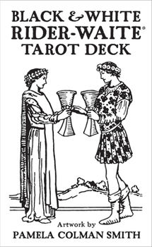 Misc. Black & White Rider-Waite(r) Tarot Deck Book