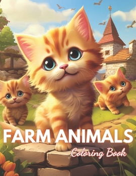 Paperback Farm Animals Coloring Book for Kids: High-Quality and Unique Coloring Pages Book