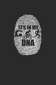 Paperback It's In My DNA: Triathlon Notebook, Graph Paper (6" x 9" - 120 pages) Sports and Recreations Themed Notebook for Daily Journal, Diary, Book