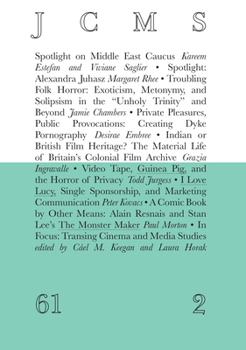 Paperback Journal of Cinema and Media Studies, Vol. 61, No.2 Book