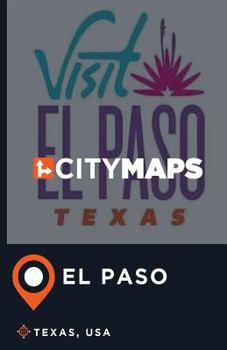 Paperback City Maps El Paso Texas, USA Book