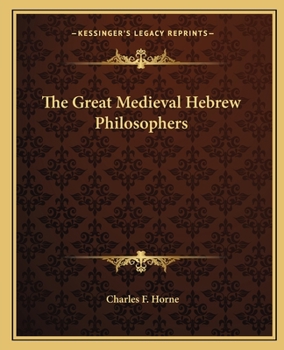 Paperback The Great Medieval Hebrew Philosophers Book