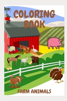 Paperback Coloring Book Farm Animals: Coloring book