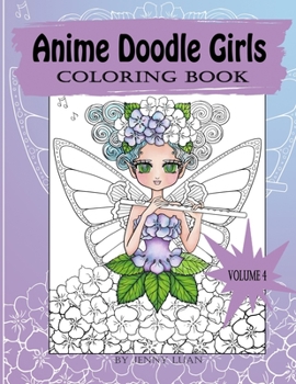 Paperback Anime Doodle Girls: coloring book
