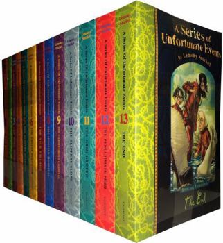 A Series of Unfortunate Events 13-Book Collection Pack Set – Includes The Bad Beginning, The Reptile Room, The Wide Window, The Miserable Mill, The ... Penultimate Peril & The End – Complete Series