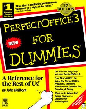 Paperback Perfectoffice 3 for Dummies Book