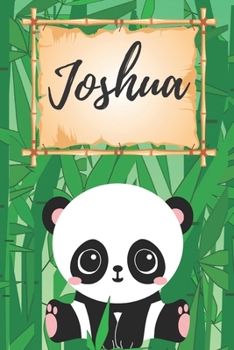 personalisiertes Notizbuch Panda / Malbuch / Kritzelbuch / Tagebuch / Journal / Notizheft / DIN A5 / Geschenke Joshua: individuelles personalisiertes ... für Frauen und Männer. (German Edition)