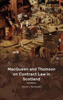 Paperback Macqueen and Thomson on Contract Law in Scotland Book