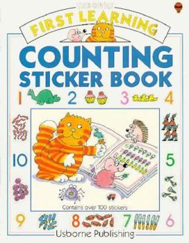 Paperback Counting Sticker Book: First Learning Series Book