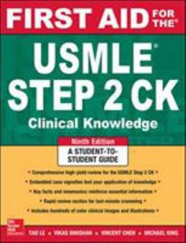 Paperback First Aid for the USMLE Step 2 Ck, Ninth Edition Book