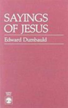 Paperback Sayings of Jesus Book