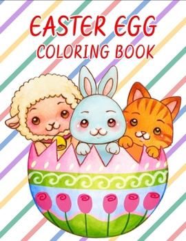 Paperback Easter egg coloring book: A Fun Coloring Book for kids Book