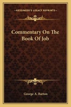 Paperback Commentary On The Book Of Job Book