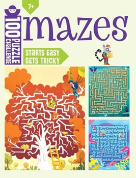 Paperback 100 Puzzle Challenge: Mazes Book